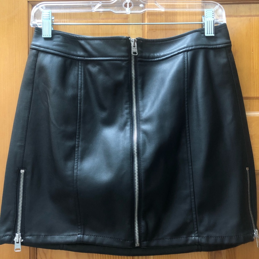 Express Faux Leather Skirt